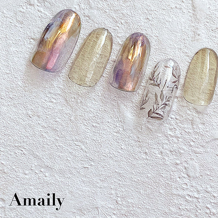 Amaily nail stickers {NO. 1-37 Leaf}