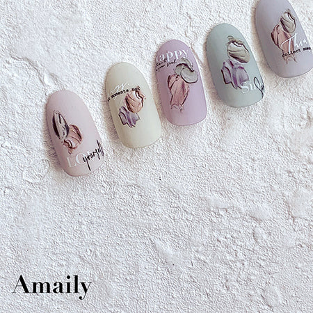 Amaily nail stickers {NO. 5-44 Clay Palette}
