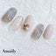 Amaily nail stickers {NO. 1-38 pale color flower}