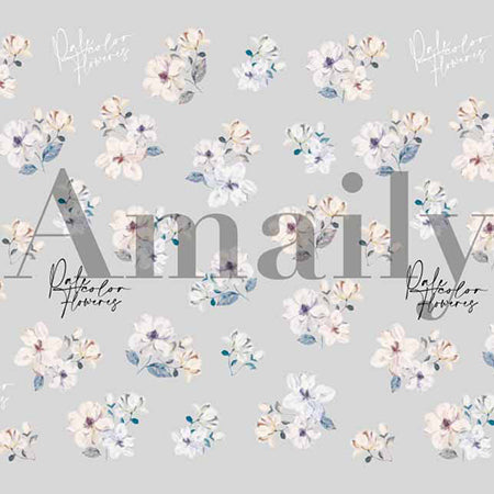 Amaily nail stickers {NO. 1-38 pale color flower}