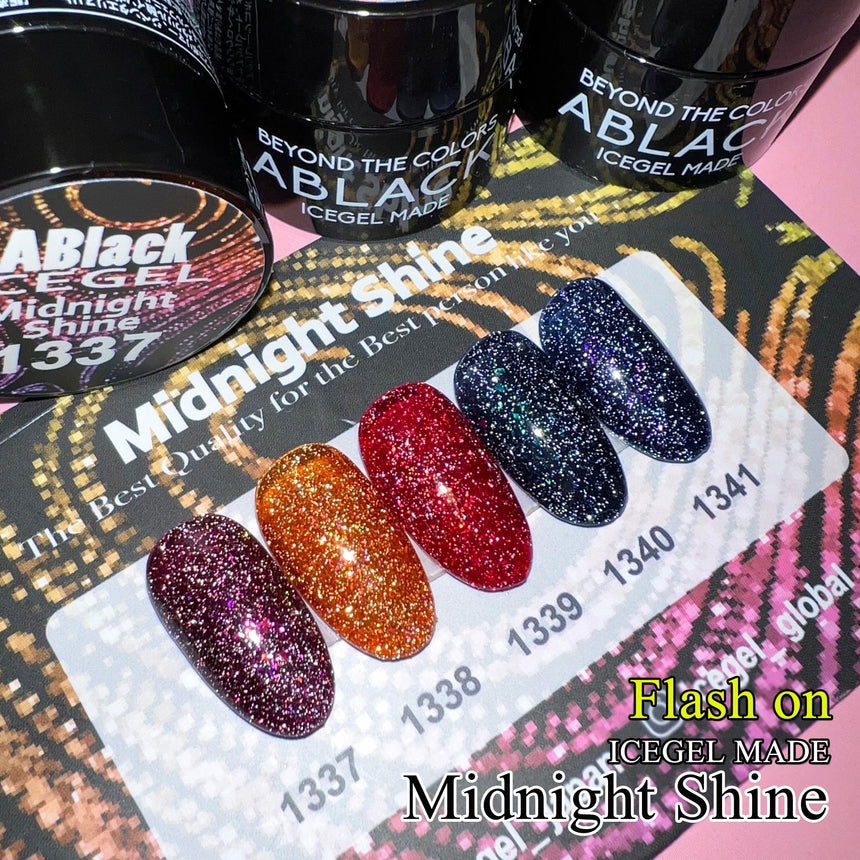 ICE GEL A BLACK Midnight Shine Gel #1337 Midnight Tanzanite