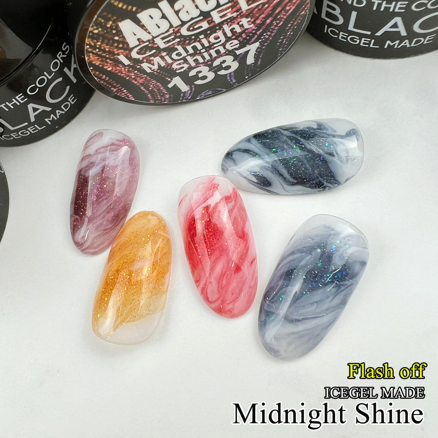 ICE GEL A BLACK Midnight Shine Gel #1337 Midnight Tanzanite