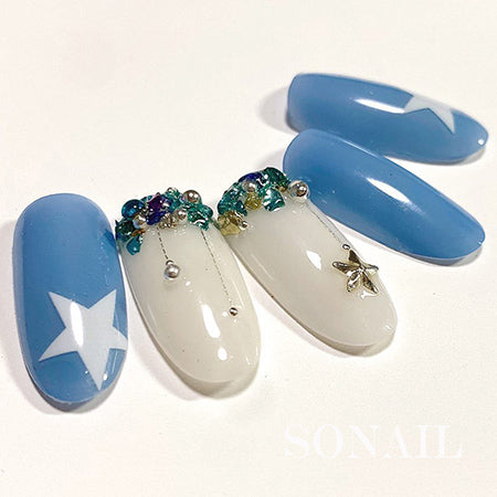 SONAIL Stone Sher's Nail Art  Blue MIX FY000320