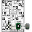 Photo Nail PRO JUNX-001 Square Motif Black and White