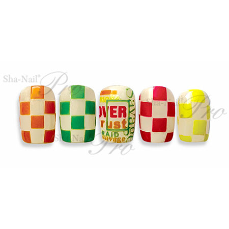 Photo Nail PRO JUNX-002 Square Motif Neon
