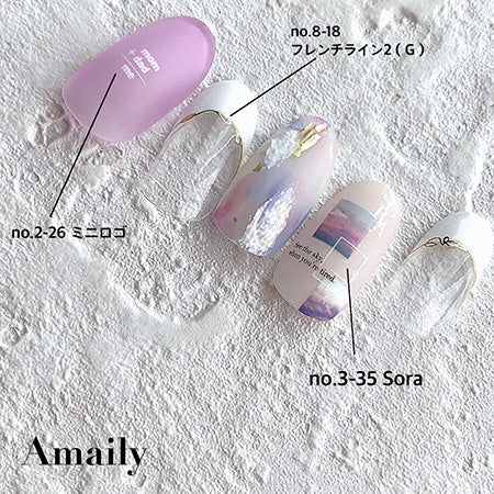 Amaily nail stickers NO. 3-35 Sora