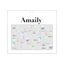 Amaily nail stickers NO. 3-35 Sora