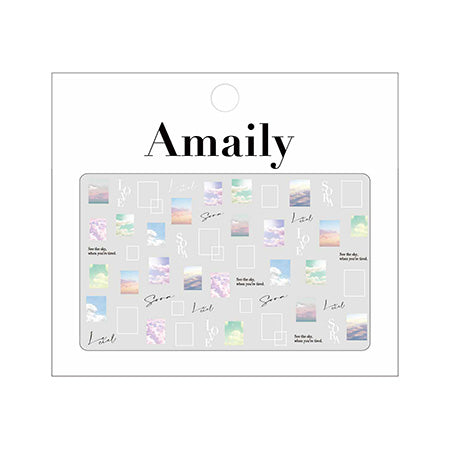 Amaily nail stickers NO. 3-35 Sora