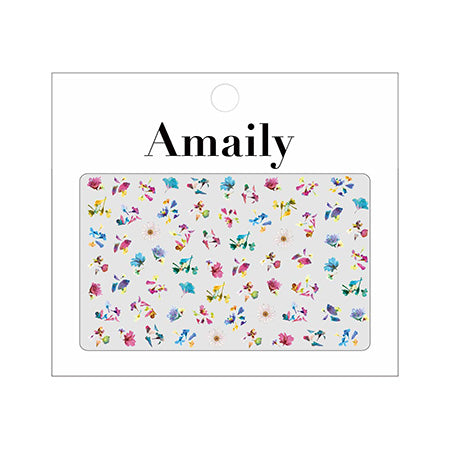 Amaily nail stickers NO. 1-39 Flower Flake 2 (Vivid)