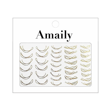 Amaily nail stickers NO. 8-16 French Line 1