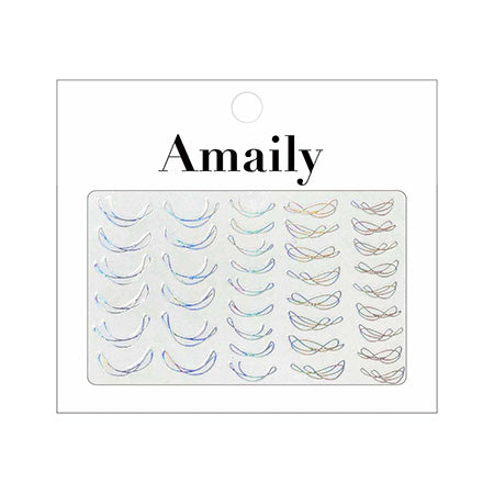 Amaily nail stickers NO. 8-17 French Line 1