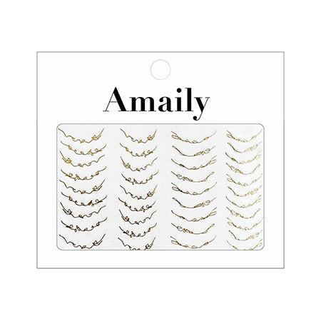 Amaily nail stickers NO. 8-18 French Line 2