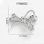 SONAIL Fake Yard Metallic Ribbon Silver FY000333 2P