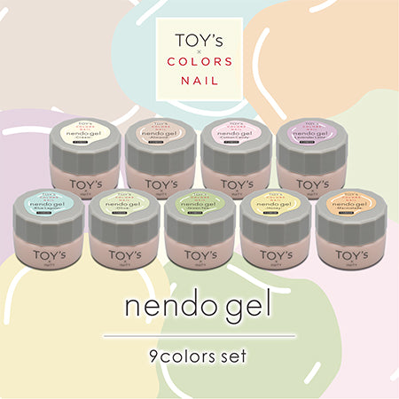 TOY's × INITY Nendo Gel T-CNDST COLORS NAIL 9 Color Set