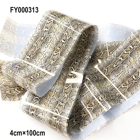 SONAIL PLUS LAPISRAVI Select Snake Python Animal Print Nail Foil  FY000313 1P