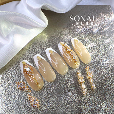 SONAIL PLUS AIKO Select Diamond Type Pointed Crystal FY000286 2P