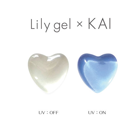 Lily Gel KAI UV Jelly Heart  Sky Blue