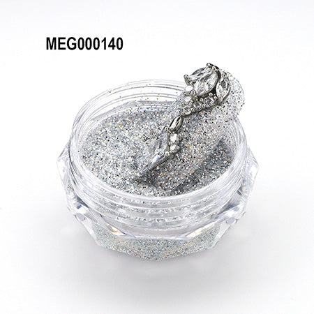 SONAIL x MEG Glitter Sugar Powder Platinum MEG000140