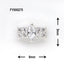 SONAIL PLUS TOMOMI Select Rectangle Pearl Crystal Stone White FY000275 2P