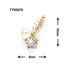 SONAIL PLUS TOMOMI Select Round Pearl Gold Ball Crystal Stone FY000276 2P