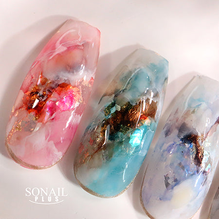 SONAIL PLUS AIKO Select Glitter Nail Ink Deep Sky Blue #6 FY000461 8ML