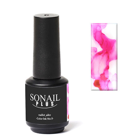 SONAIL PLUS AIKO Select Glitter Nail Ink Vivid Pink #9 FY000464 8ML