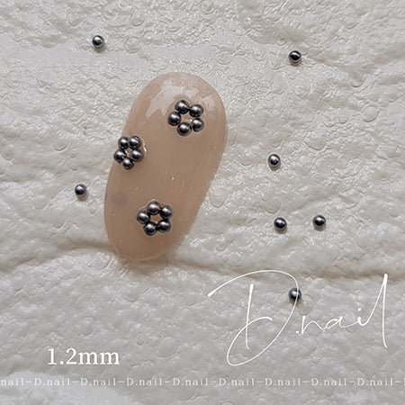 D.nail Bijou Pearl Gray 1.2mm 50 Capsules