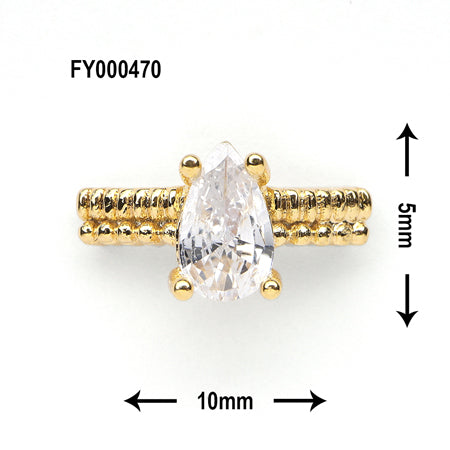 SONAIL PLUS Yamazaki Select Luxury Fresh Drop Crystal  Gold FY000470 2P