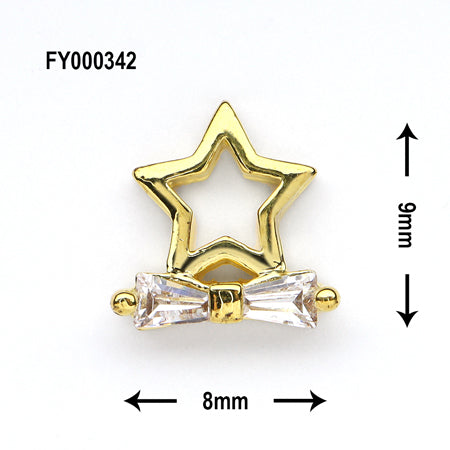 SONAIL SHOOTING STAR NIGHT TIME FRAME PARTS Gold FY000342 2P
