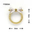 SONAIL Double Stone Ring Motif Gold FY000344 2P