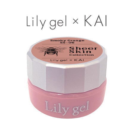 Lily Gel Color Gel KAI Sheer Skin Collection #SS-06 Smokey Orange 3G