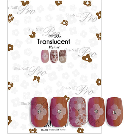 Sha-Nail Pro Translucent Flower TRA-002