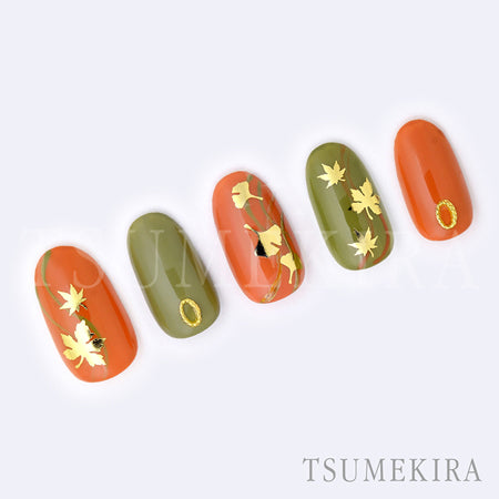 Tsumekira Autumn Color Gold SG-ALS-102