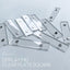 Bonnail Display MG Clear Plate Square 10P