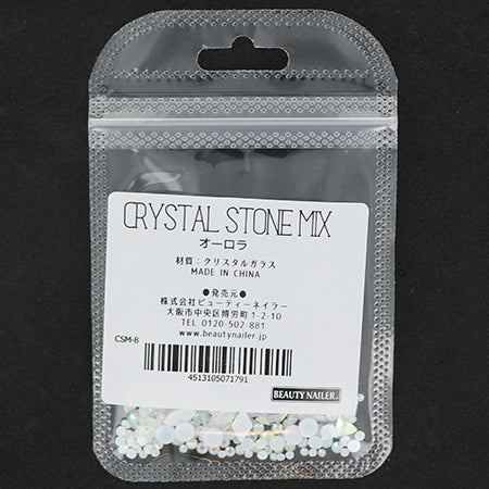 BEAUTY NAILER Crystal Stone Mix  Aurora CSM-8