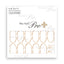 Sha-Nail Plus FR-RRR01 Random Round Line Gold