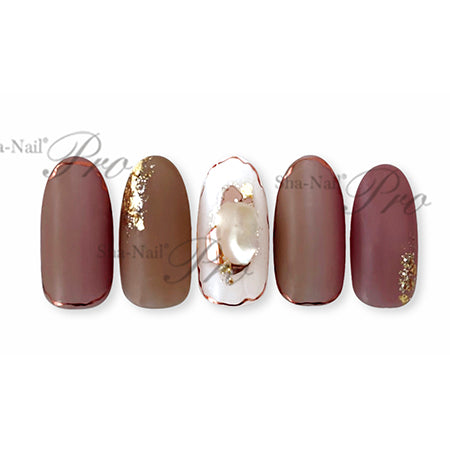 Sha-Nail Plus FR-RRR02  Random Round Line Whiskey Brown