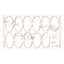 Sha-Nail Plus FR-RRR02  Random Round Line Whiskey Brown