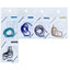 BEAUTY NAILER Crystal Color Chain Long  Peridot CC-7