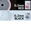 BEAUTY NAILER METAL WIRE Black 0.2mm MEW-8