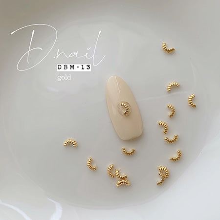 D.nail Deco Parts DBM-13 1x4mm Gold 10P