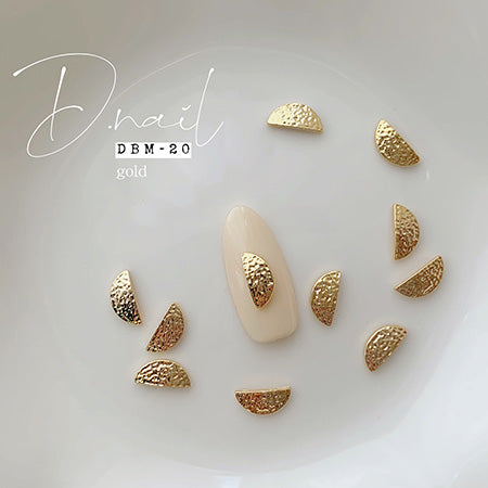 D.nail Deco Parts DBM-20 10x4mm Gold 10P