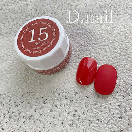 D.nail Art gel (Extreme Gel) 15 Red 2G