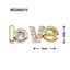 SONAIL×MEG Alphabet Love Bijou Parts Set Gold MEG00219