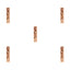 Bonnail Brunch Bar 9mm Pink Gold 10P