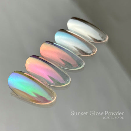 SunSet Glow Powder Set [GW-18~GW22] (Free Gift_Powder Top Gel) : ICEGEL
