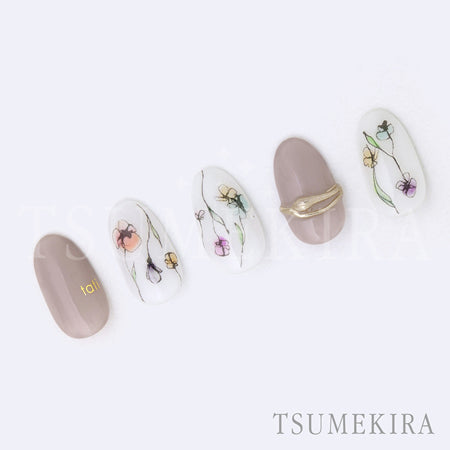 Tsumekira tati Produce 6  Flora (Clear) NN-TAT-108