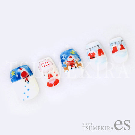 Tsumekira es Rika Uranaka Produce 3 ES-URA-103 Tiny Holy Christmas
