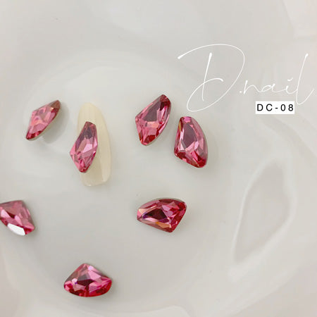 D.nail decoration stone DC-08 Variant Rose Red