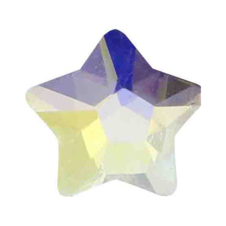 MATIERE Glass Stone Round Star (FB) Blue Aurora 5p